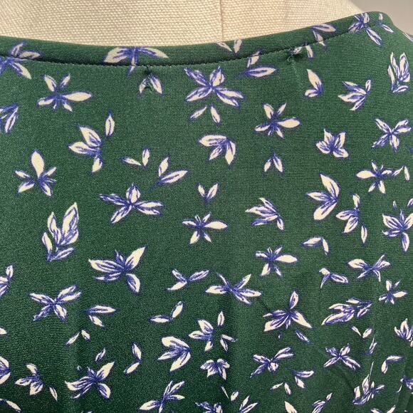 Gilli Green and Blue Floral Dress Womens M New Spring Summer Style#D17155H - Picture 11 of 16